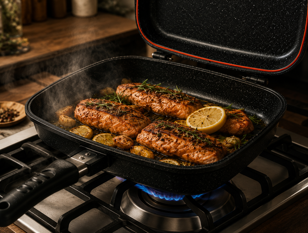 36 Double Fry PanDouble Fry Pan (Non-Stick)