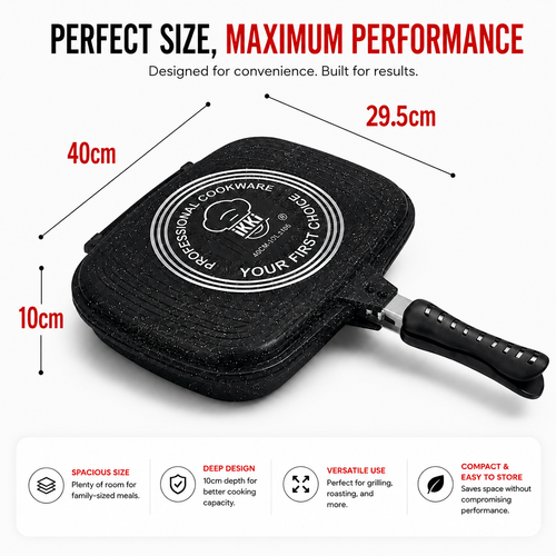 40 Double Fry PanDouble Fry Pan (Non-Stick)