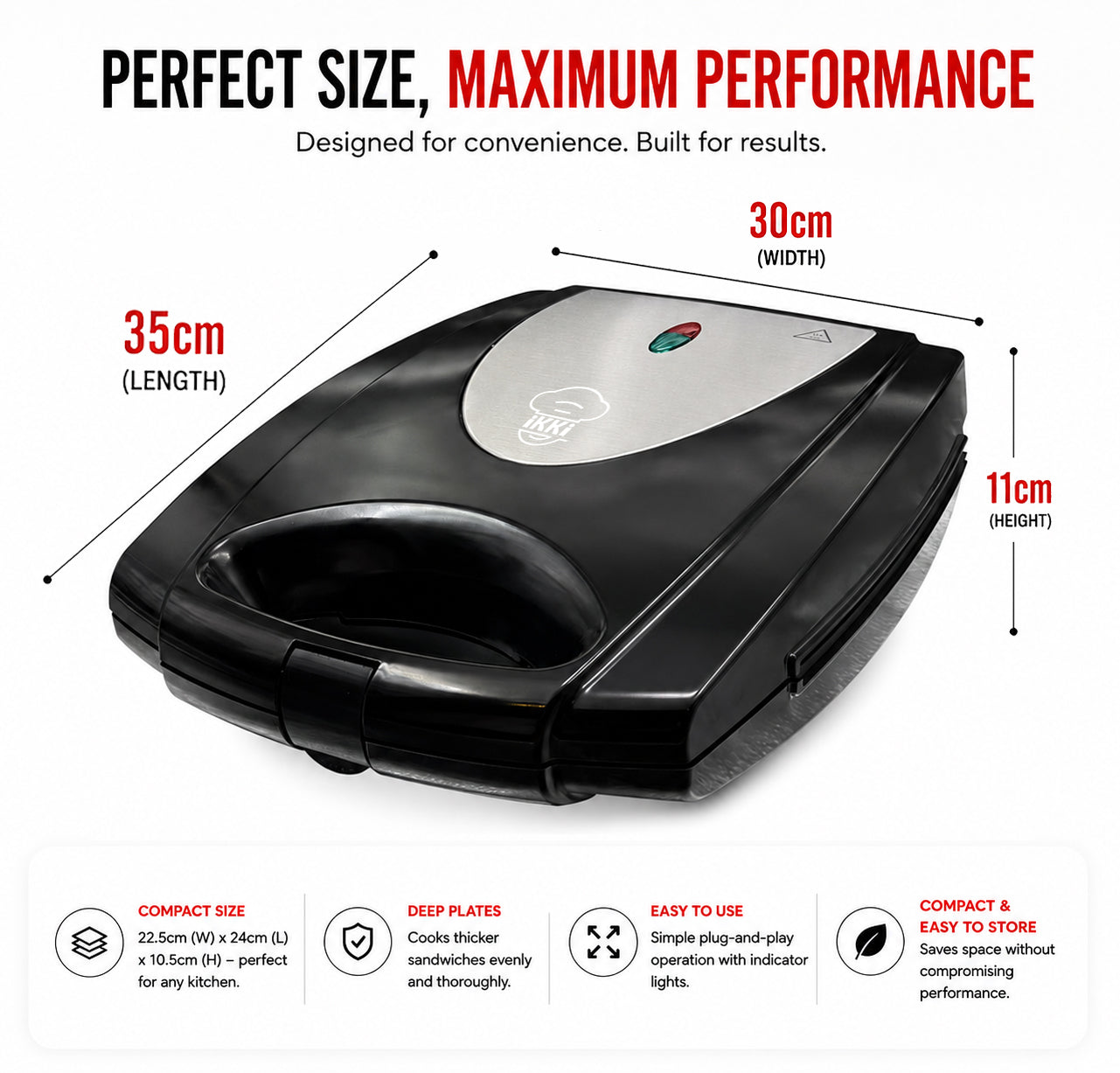 Sandwich Maker Large (KIS1002)